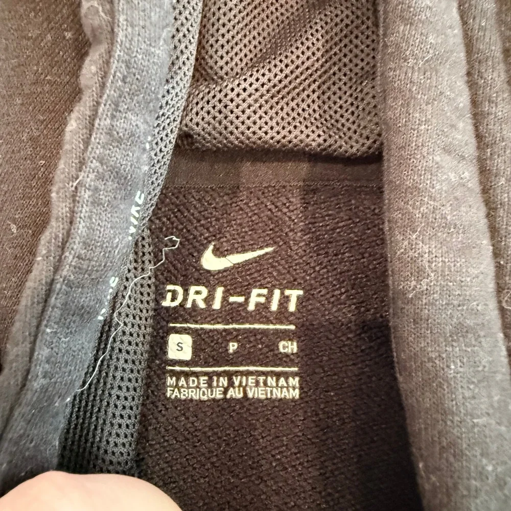 NIKE Dri-FIT Womens Black‎ Graphic Logo Hoodie Sweatshirt Size S